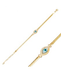 New Evil Eye Curb Chain Charm Bracelet Handmade Whole Turkish 925 Sterling Silver Jewelry