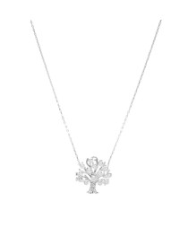 Tree of Life Turkish Whole Handcrafted Silver Zirconia Ghost Pendant