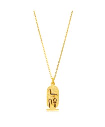 Vintage Bird Design 22K Gold Plated Charm Pendant Necklace Turkish 925 Sterling Silver Jewelry