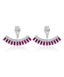 Minimalist Design Ear Jackets Turkish Whole Sterling Silver Earring