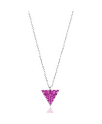 Delicate Triangle Pendant Turkish Whole Sterling Silver Jewelry
