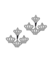 Ear cuff Turkish Whole Handcrafted Crown Silver Earring