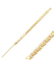 Elegant CZ Stone and Plain Women Bracelet Whole Turkish 925 Sterling Silver Jewelry