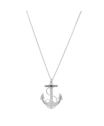 Anchor Turkish Whole Handcrafted Silver Zirconia Pendant