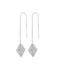 Sterling Silver Ear Thread Earrings Turkish Whole Sterling Silver Chain Earring